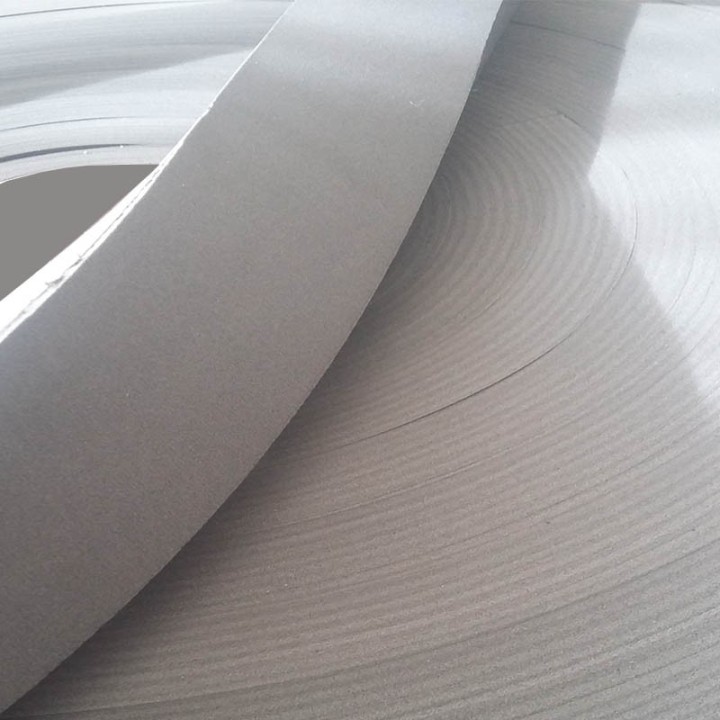 Mosrubber grijs 50mm breed 25mm dik Rol 10 meter
