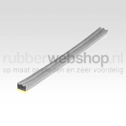 Kroonband / Tochtstrip wit dikte 3 mm breedte 9 mm