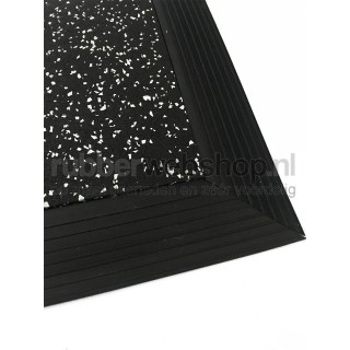 Vol rubber Oploop profiel 6mm dik 55mm breed Per meter