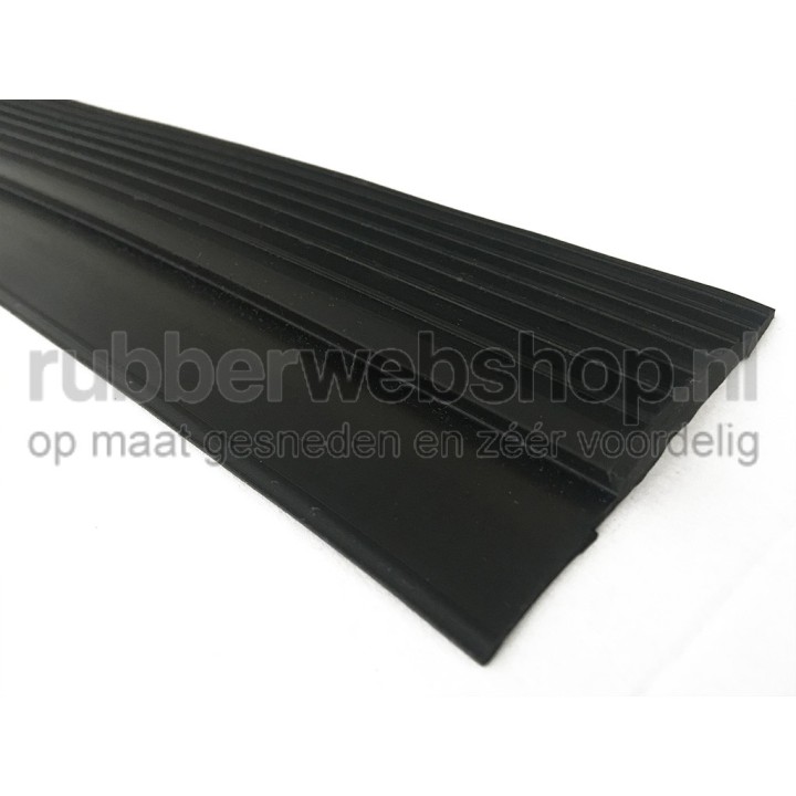 Vol rubber Oploop profiel 6mm dik 55mm breed Per meter