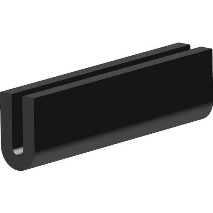 Volrubber U Profiel binnenmaat 4mm hoogte 12mm