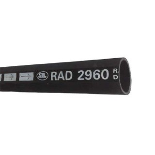 Radiateurslang Ø 30mm binnen Ø 38mm buiten Buigstr. 300mm 1000mm lengte
