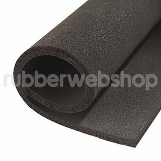 EPDM mosrubber/sponsrubber plaat 1x2 mtr. 5mm dik