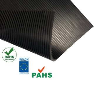 Anti Trillingsmat 10mm dik 100cm breed 100cm lengte Hardheid 70°