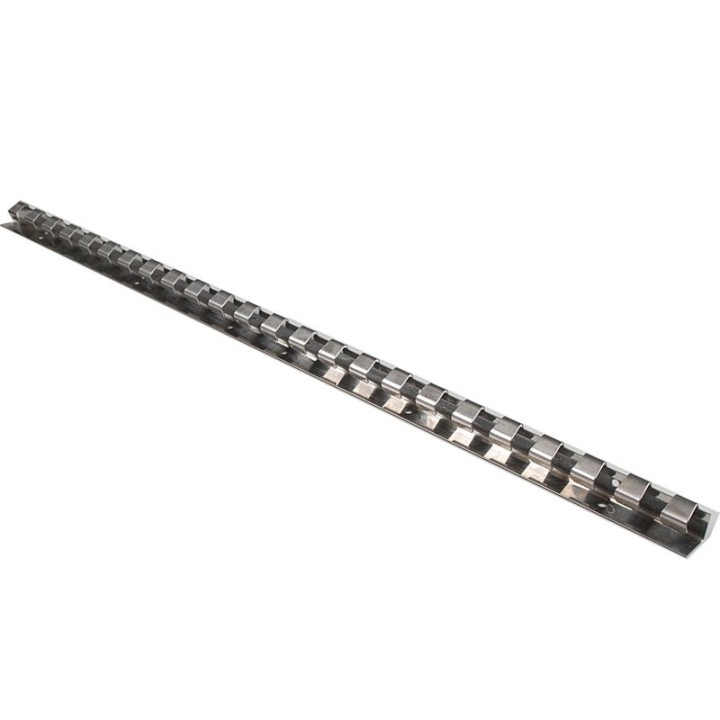 Hoofdrail ophangsysteem voor PVC platen - lengte 1 meter