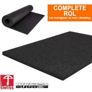 Asfalt look Granulaat rubber extra sterk (850kg) (onder)vloer 10mm dik 100cm breed Rol 10 meter
