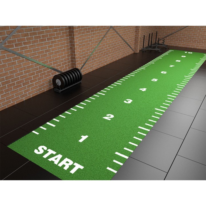 Power sprinttrack kunstgras voor sportscholen GROEN Verschillende breedte & lengte opties