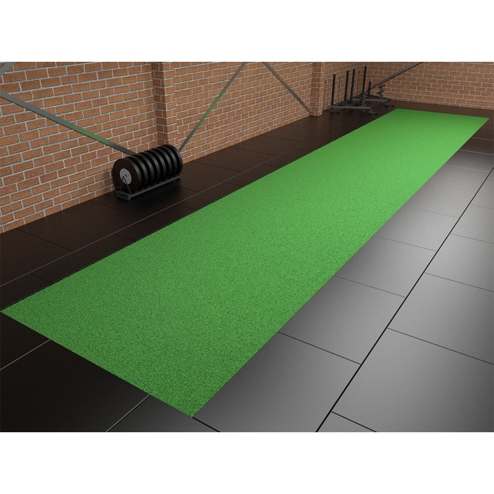 Unicolor sprinttrack kunstgras voor sportscholen GROEN 200cm breed Verschillende lengteopties