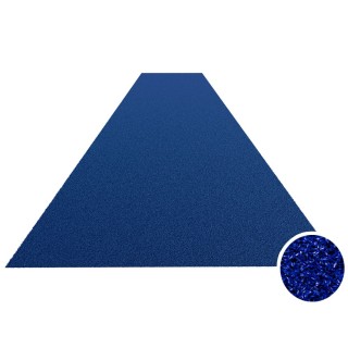 Unicolor sprinttrack kunstgras voor sportscholen BLAUW 200cm breed Verschillende lengteopties