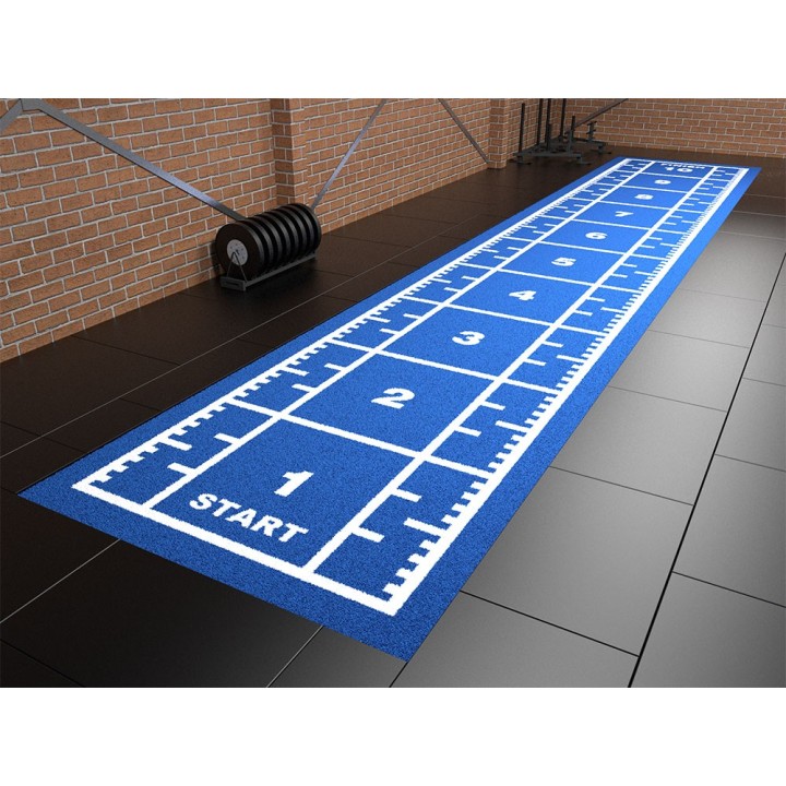 Royal sprinttrack kunstgras voor sportscholen BLAUW Verschillende breedte & lengte opties