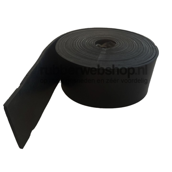 Rubber Plint SBR band 12cm breed x 6mm dik 10 meter lang