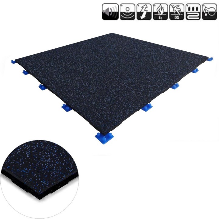EasyConnect High Tech Rubber Fitness Tegel 100x100cm 2cm dik