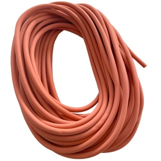 Laboratoriumslang rood natuurrubber (pararubber) inwendig 4mm - uitwendig 7mm