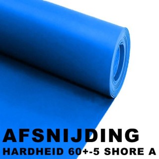Siliconen Plaatrubber Blauw 120cm breed Verschillende diktes beschikbaar - Afsnijding