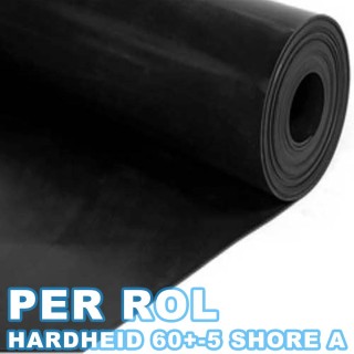 Siliconen Plaatrubber Antraciet/Grijs 120cm breed Verschillende diktes beschikbaar - Rol 10 meter
