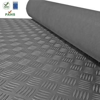 Premium Traanplaat rubber vloer 3mm  150cm breed