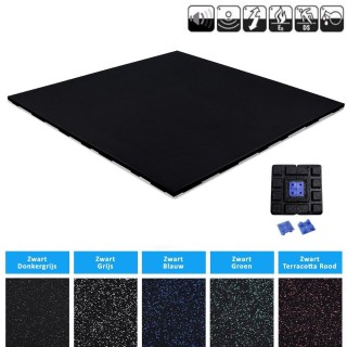 EasyConnect High Tech Rubber Fitness Tegel 100x100cm 2cm dik