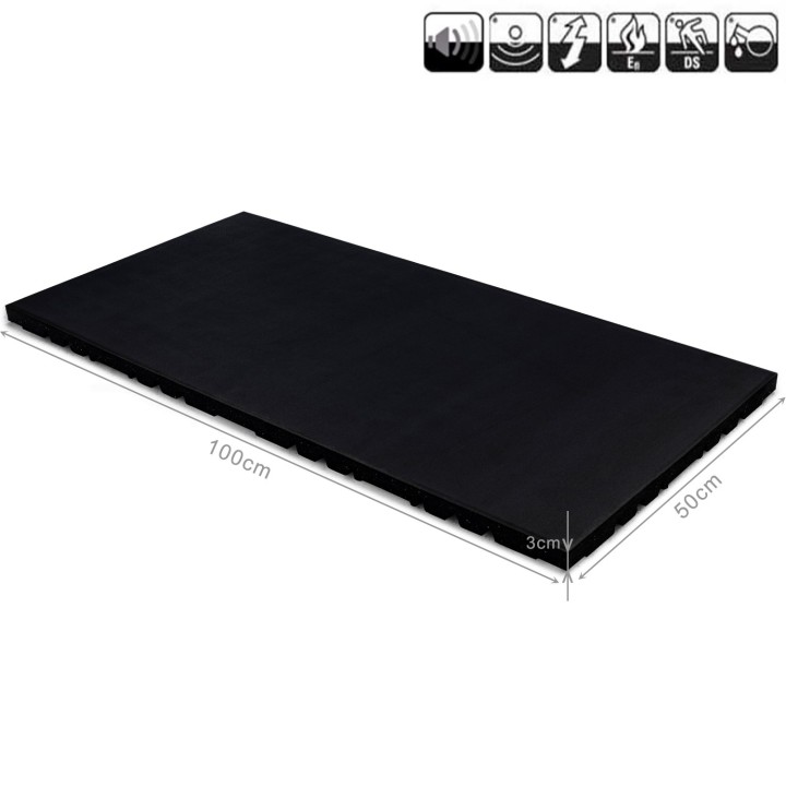 EasyConnect Heavy Duty Rubber Fitness Tegel 50x100cm 3cm dik
