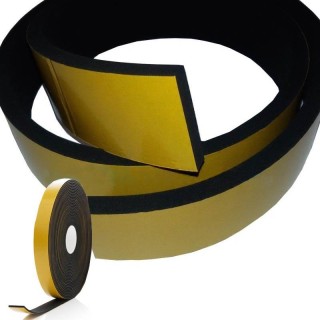 Celrubber EPDM 3mm dik 20mm breed 1 zijde zelfklevend Rol 10 meter