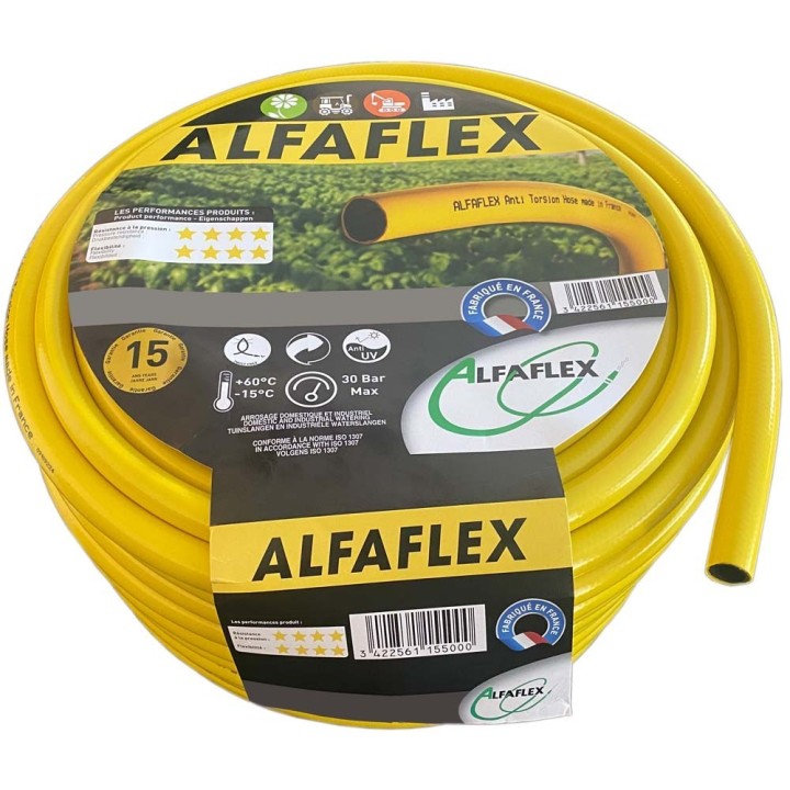 Professionele Kunststof Alfaflex waterslang 30x39mm