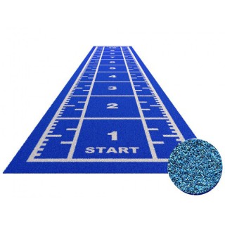 Royal sprinttrack kunstgras voor sportscholen BLAUW Verschillende breedte & lengte opties