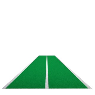 Unicolor sprint kunstgras voor sportscholen GROEN 200cm breed Verschillende lengteopties