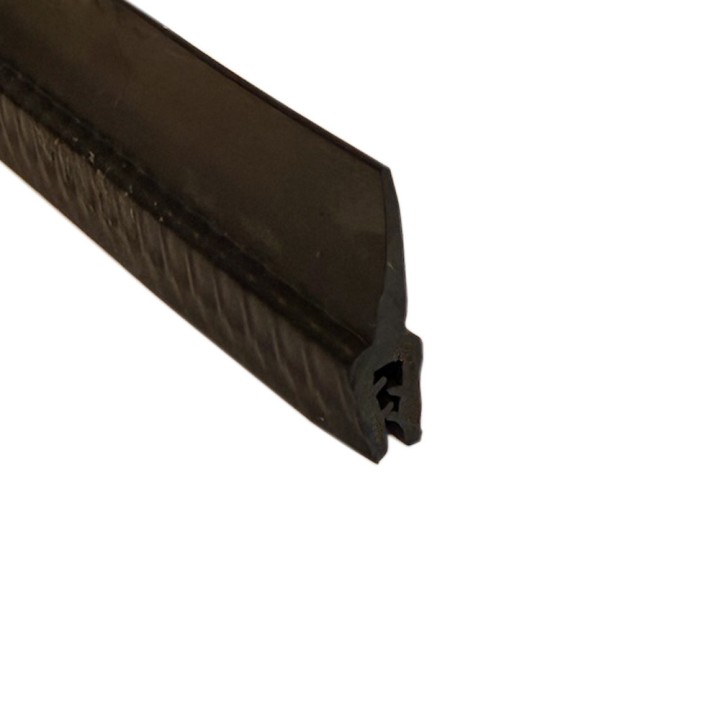 EPDM Rubber klemprofiel met metalen klemband 34.2x9.4mm klembereik 1-2.5mm