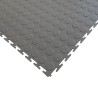 PVC Kliktegel antraciet met noppen 460x460x4,5mm