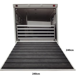 Oploopmat vrachtauto met Nylon inlage 240cm lengte 240cm breedte