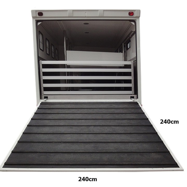 Oploopmat vrachtauto met Nylon inlage 240cm lengte 240cm breedte