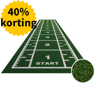 Sprinttrack kunstgras sport GROEN – Royal uitvoering
