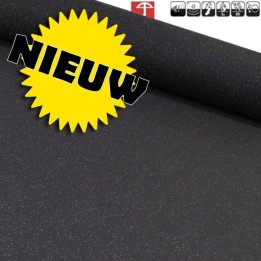 Hi-Tech Sportvloer Granulaat Zwart/Donker Grijs Breedte 125cm Dikte 6mm  Rol 10 meter