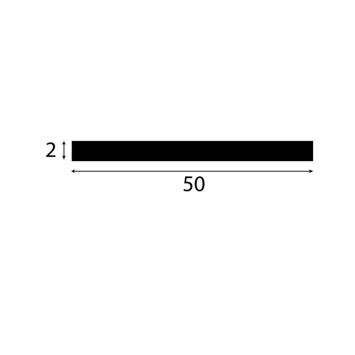 epdm volrubber strip 2x50mm