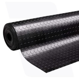 Rubber vloer met noppen profiel | 3mm dik  | 100cm breed | Rol lengte 10 meter