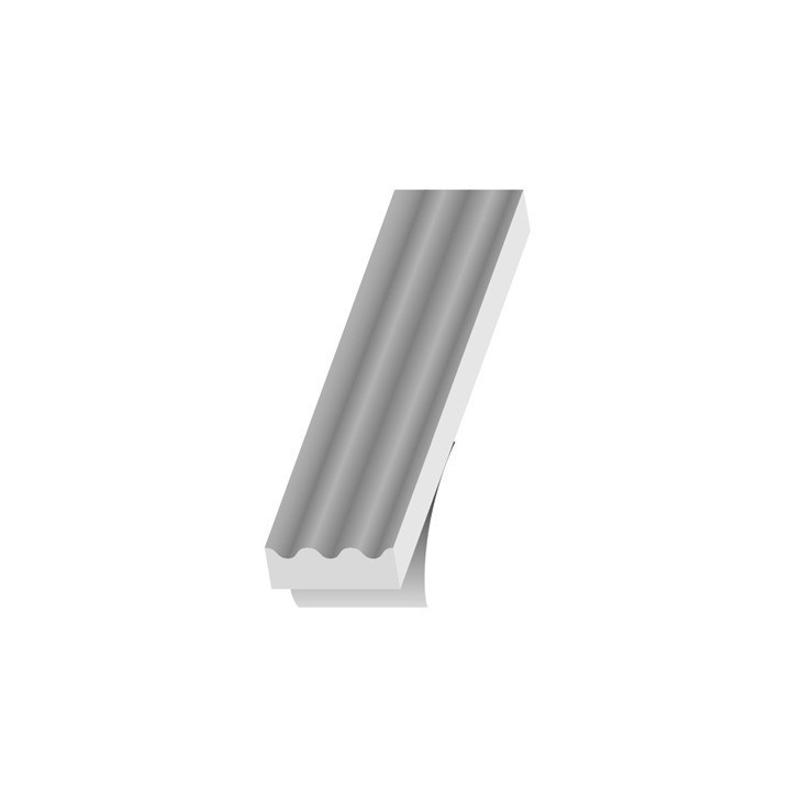 tochtprofiel 3x9mm wit