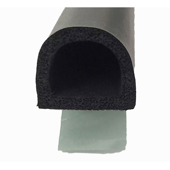 detail foto epdm rubber tochtprofiel 9x7mm